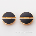 Gold metal sewing buttons for women